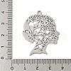 304 Stainless Steel Pendants STAS-V016-16P-3