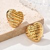 304 Stainless Steel Stud Earrings EJEW-V016-02G-03-2