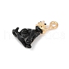Alloy Enamel Pendants PALLOY-R160-01G-01-2