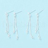 925 Sterling Silver Stud Earring Findings STER-P047-11A-S-1