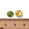 Alloy Enamel Beads Caps FIND-G074-02B-3