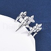 304 Stainless Steel Cuff Rings RJEW-D306-27P-01-1