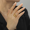 Fashionable 304 Stainless Steel Finger Rings for Women FS-WG5976D-06-1