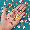 96Pcs Christmas Alloy Enamel Pendants JX267A-3