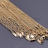 Stainless Steel 3mm Curb Chain Necklaces OT4459-2-1