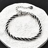 304 Stainless Steel Nylon Cord String Bracelets BJEW-Z124-01P-1