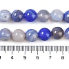 Natural Striped Agate/Banded Agate Beads Strands G-Z060-A01-C26-4