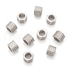 Brass Cubic Zirconia Beads ZIRC-F001-124P-2