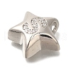 Rack Plating Brass Micro Pave Cubic Zirconia Pendants KK-I722-05P-S-2