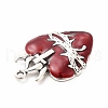 Alloy Enamel Pendants FIND-A028-01AS-02-3