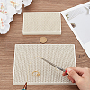 BENECREAT 2Pcs 2 Styles Jewlery Honeycomb Quartz Soldering Board FIND-BC0013-40-3