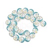 UV Plating Handmade Lampwork Beads LAMP-R004-03E-2