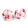 Hand Painted Acrylic with Enamel Beads MACR-K354-16-2