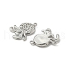 304 Stainless Steel Rhinestone Pendants STAS-V015-06P-2