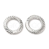Rack Plating Brass Linking Rings KK-Z033-02P-1