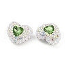 Polymer Clay Glass Rhinestone Beads CLAY-NH0001-13F-2