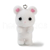 Flocking Resin Pendants RESI-Z028-05C-1