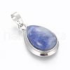 Natural Sodalite Pendants G-L512-C05-2