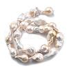 Natural Nucleated Pearl Beads Strands PEAR-B004-15A-01A-4