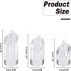 Jewelry Finger Rings Holders Organic Glass Ring Display Stand Sets RDIS-FG0001-05-2