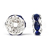 Brass Rhinestone Spacer Beads RSB030NF-15-5