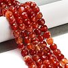 Natural Agate Dyed Beads Strands G-H028-A08-02-1