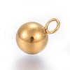201 Stainless Steel Pendants STAS-P242-04G-01-2