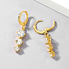 S925 Sterling Silver Flat Round Leverback Earrings RI9417-4