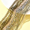 Electroplate Glass Beads Strands EGLA-FS0001-42E-7