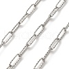 304 Stainless Steel Paperclip Chains CHS-A016-09P-A-1