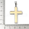 Ion Plating(IP) 304 Stainless Steel Pendants STAS-G346-25GP-3