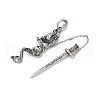 316 Surgical Stainless Steel Big Pendants STAS-D304-20AS-3