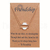 2Pcs Alloy Enamel Sun Pendant Friendship Necklaces Set FS-WG4E87D-02-1