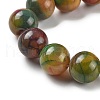 Natural Multi-Color Agate Beads Strands G-A261-B04-14mm-4