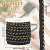 BENECREAT 10 Yards Polyester Braided Lip Cord Trim OCOR-BC0006-29-2