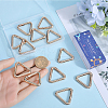 SUNNYCLUE 12Pcs Alloy Spring Gate Rings FIND-SC0010-18-3