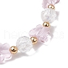 Glass Beads Stretch Bracelets BJEW-JB11414-01-4
