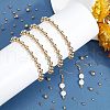  360Pcs 5 Style Brass Spacer Beads KK-NB0001-68-2