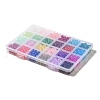 600Pcs 24 Colors Baking Painted Imitation Jade Glass Round Beads DGLA-JP0001-29-8mm-4