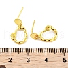 925 Sterling Silver Stud Earrings Findings EJEW-B038-08G-3