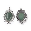 Natural Green Aventurine Big Pendants G-P496-01P-18-2