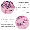 Acrylic & Resin & Polymer Clay Rhinestone European Beads FPDL-NB0001-02C-4
