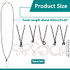 Aluminum Pendant Necklaces NJEW-NB00001-2
