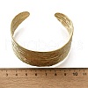 304 Stainless Steel Textured Cuff Bangles BJEW-G734-01B-G-5