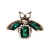 Rhinestone Bee Brooch Pin JEWB-WH0022-61A-1