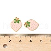 304 Stainless Steel Enamel Charms STAS-R168-02C-G-3