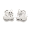 Tarnish Resistant Valentine's Day 304 Stainless Steel Charms STAS-I151-24P-2