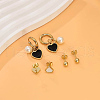 3 Pairs Elegant Stainless Steel Earring Sets OF1161-3-1