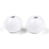 Spray Painted Round Natural Schima Wood Beads WOOD-A018-12mm-31-6