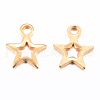 Ion Plating(IP) 304 Stainless Steel Charms X-STAS-H392-01G-2